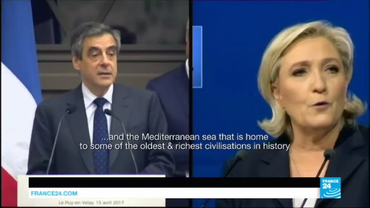 France Presidential Election: Le Pen mocked for stealing parts of Fillon's speech
