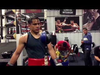 Abner Mares training Misael Rodriguez - esnews boxing