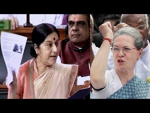 Sushma Swaraj is an expert in theatrics : Sonia Gandhi