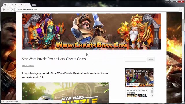 Star Wars Puzzle Droids Mod Hack For Get Gems and Coins and Coins - Working Android / iOS