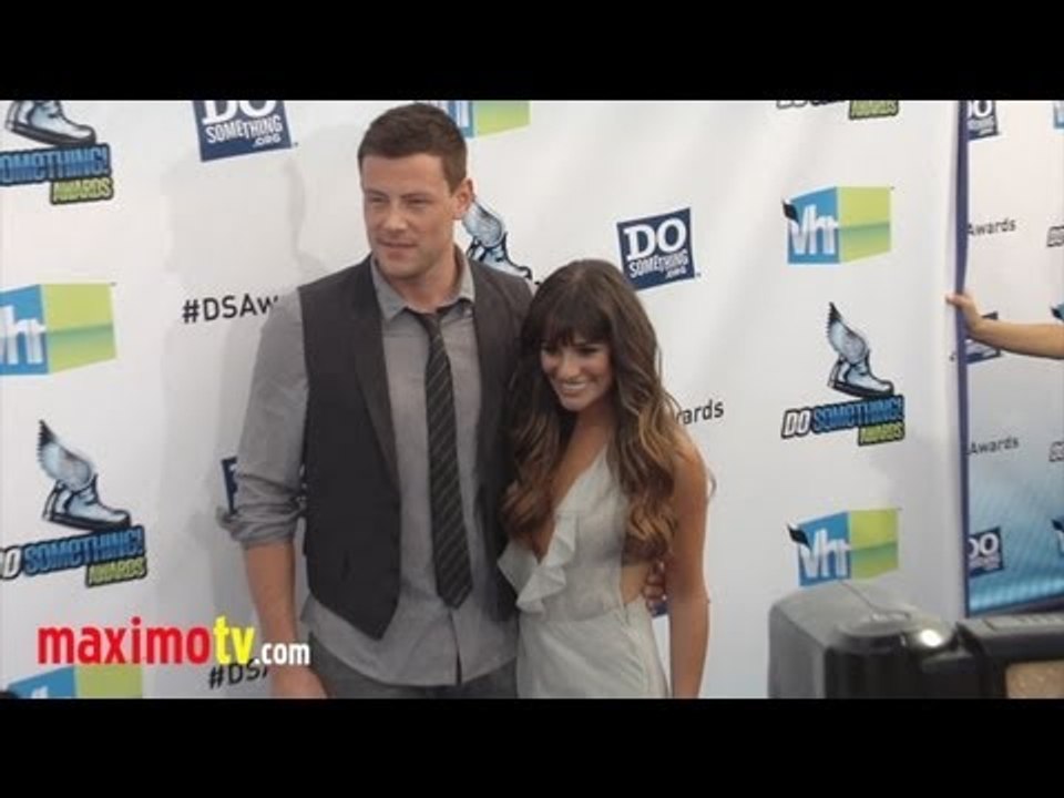 Cory Monteith (RIP) and Lea Michele "2012 Do Something Awards" Arrivals