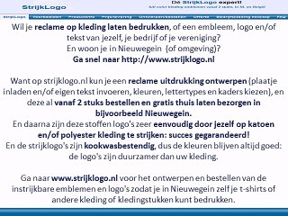 Reclame kleding bedrukken Nieuwegein