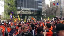 New York’ta 1 Mayıs Kutlamaları Trump Karşıtı Protestolara Dönüştü