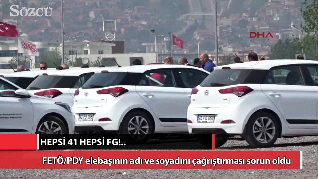 FG plakalı otomobiller otoparka çekildi
