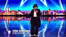Lynda McMurray gets cheeky as Charlie Chaplin Auditions Week 2 Britain’s Got Talent 2017