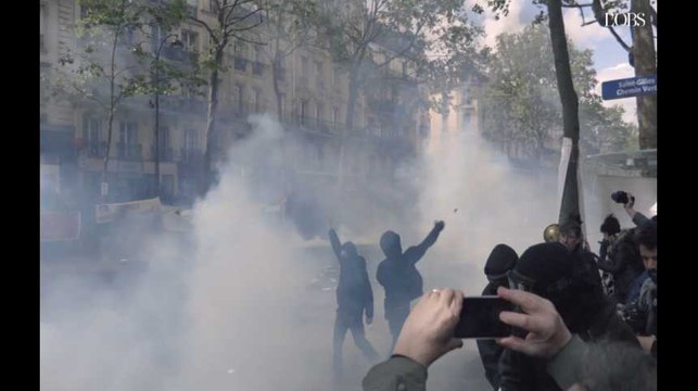 1er mai : de nouvelles images montrent la violence des heurts entre forces de l'ordre et manifestants