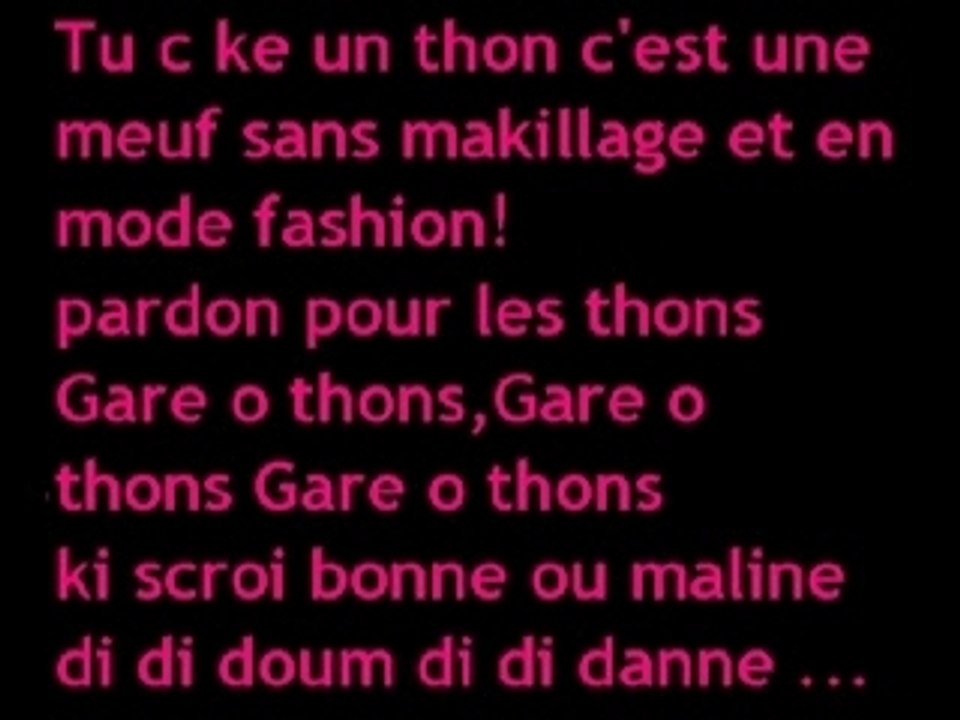 Gare aux thon