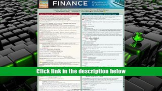 Best Ebook  Finance Equations   Answers (Quickstudy: Academic)  For Full
