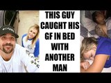 Cheating girlfriend caught in bed with another man, post goes viral | Oneindia News