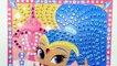 Coloring DIY Shimmer and Shine Sparkle Mosaic Tile | Evies Toy House