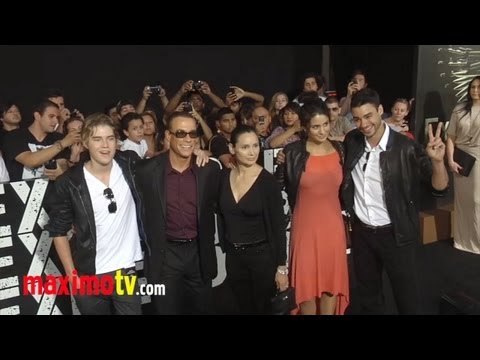 The Expendables 2 LA Premiere Jean-Claude Van Damme, Chuck Norris, Sylvester Stallone