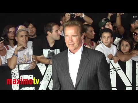 Arnold Schwarzenegger at The Expendables 2 Los Angeles Premiere ARRIVALS