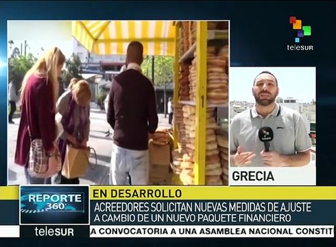 Por acuerdo con acreedores Grecia aplicará reformas de austeridad