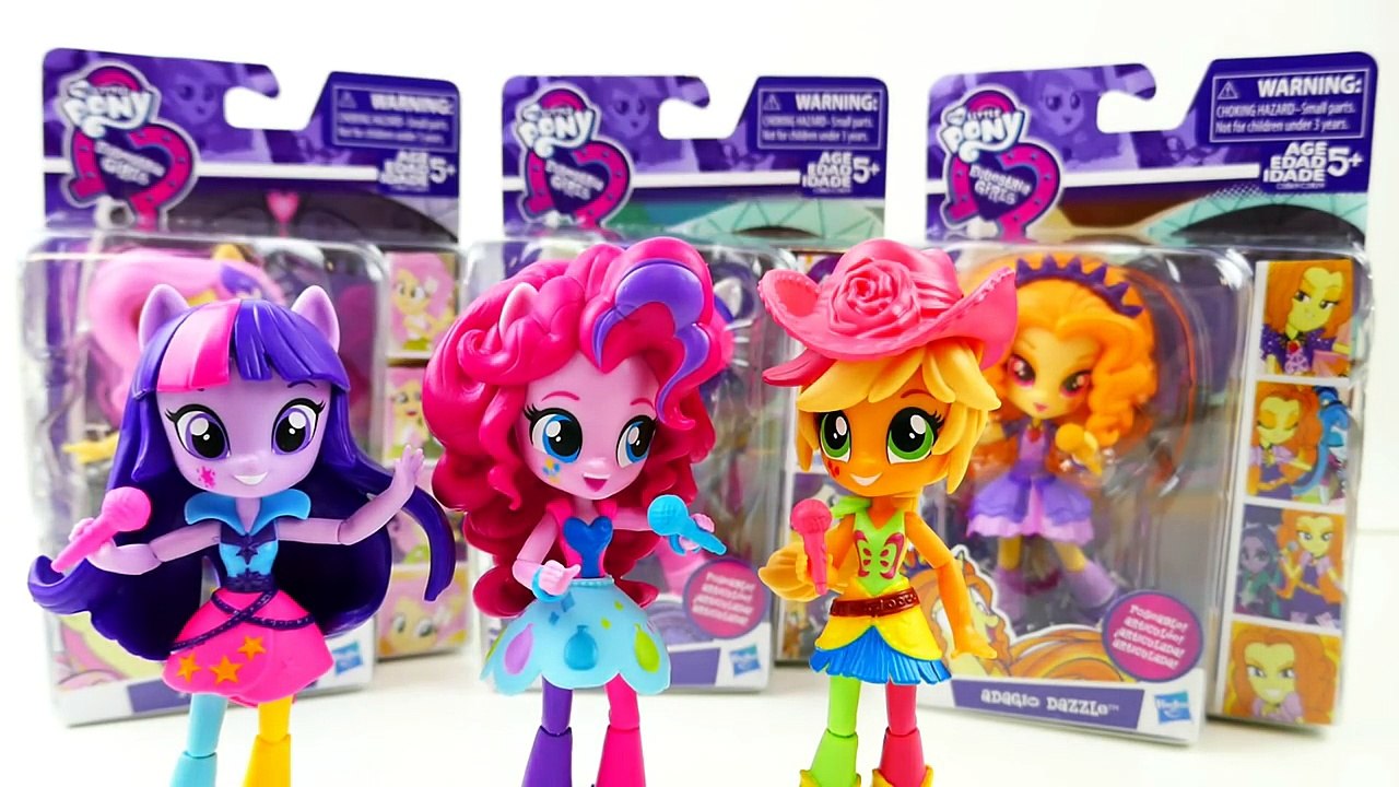 NEW Adagio Dazzle Fluttershy Rarity Rocking Rainbow Rocks Equestria Girls Minis | Evies Toy House