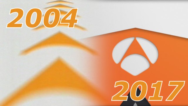 Antena 3 - Cortinilla genérica 2004 y 2017 (comparación)