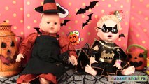 Halloween Déguisements Play Doh Cupcakes Corolle en Sorcière et Baby Alive Batwoman
