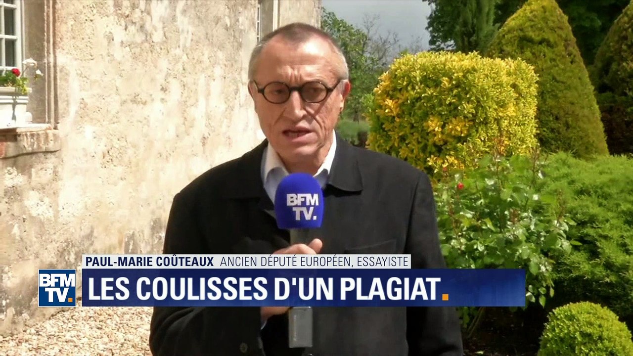 "Le terme de plagiat est un peu excessif." Paul-Marie Couteaux sur le discours de Marine Le Pen à Villepinte