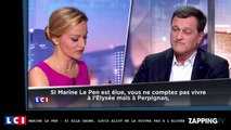 Marine Le Pen : Louis Aliot, son compagnon, n'emménagera pas à l'Elysée si elle est élue (vidéo)