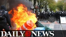 Violence Leads To Arrests In May Day Marches
