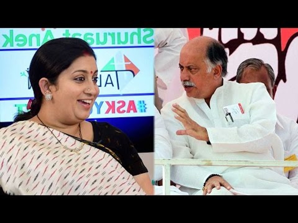 Smriti Irani compared to 'Kaamwali bai' by Congress leader Gurudas Kamat