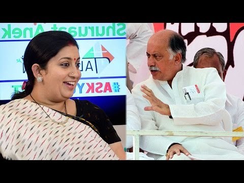 Smriti Irani compared to 'Kaamwali bai' by Congress leader Gurudas Kamat