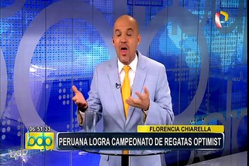 Florencia Chiarella: joven peruana logra campeonato de regatas Optimist