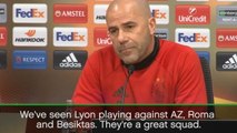 Lyon aren't among Europa League favourites - Bosz