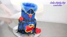 EVIE Disney Descendants Cake How To Make  by Cakes StepbyStep-ZWnuSdC