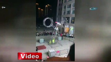 Akrobasi şovu kötü bitti