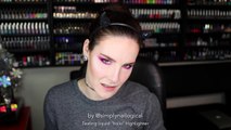 Testing 'Holographic' Liquid Highlighter _ CoverFX Halo drops-mK