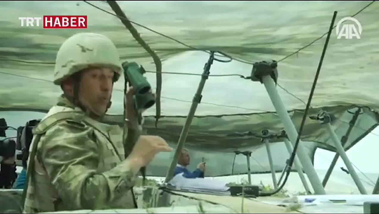 Türkiye-Azerbaycan askeri tatbikatı savaş sahnelerini aratmadı