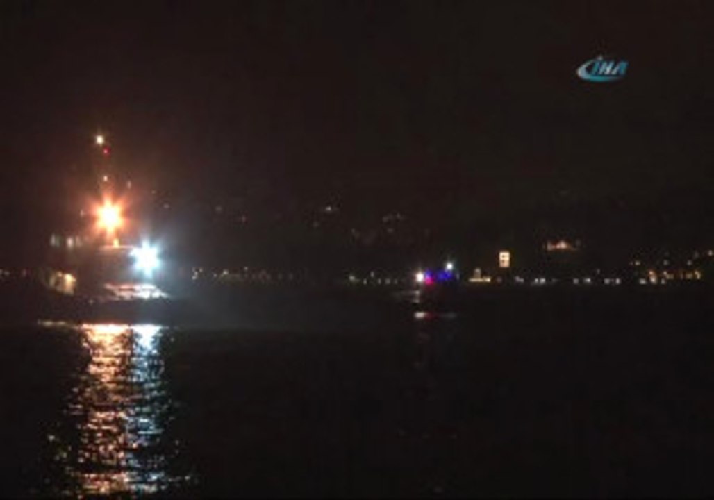 Beykoz Açıklarında Bir Geminin Çektiği Barç Battı