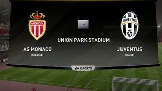 Fifa 17 Gameplay AS Monaco vs Juventus Champions League game prediction
