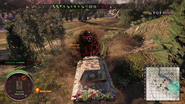 World of Tanks PS4 E100 rozjechanie