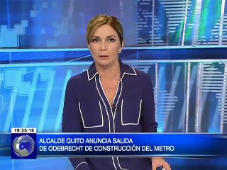 Constructora Odebrecht sale oficialmente de la construcción del Metro de Quito
