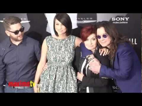 Ozzy Osbourne, Sharon Osbourne, Jack Osbourne Total Recall Premiere ARRIVALS