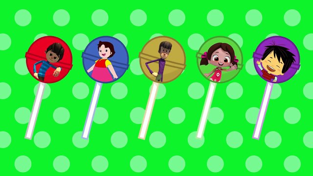 Rafadan Tayfa Hayri Ve Akın, Niloya, Heidi ve Ege Lolipop Parmak Ailesi Şarkısı - Minik Dünya