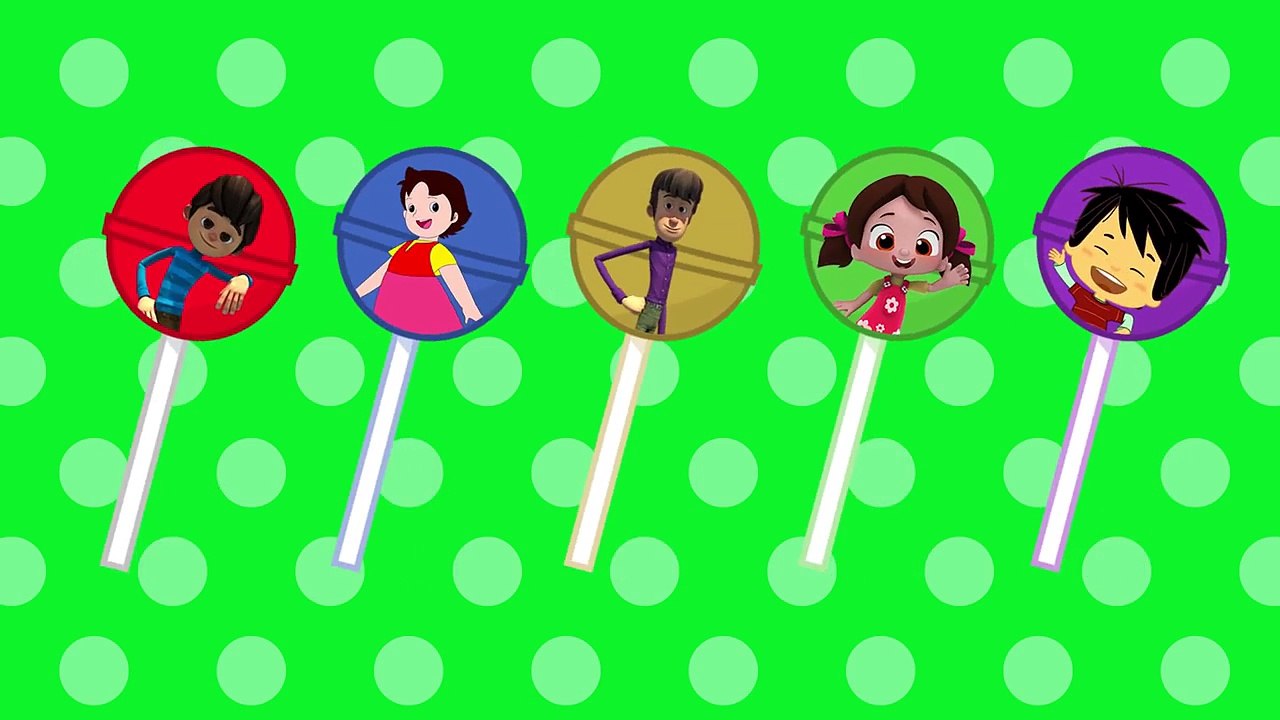 Rafadan Tayfa Hayri Ve Akın, Niloya, Heidi ve Ege Lolipop Parmak Ailesi Şarkısı - Minik Dünya