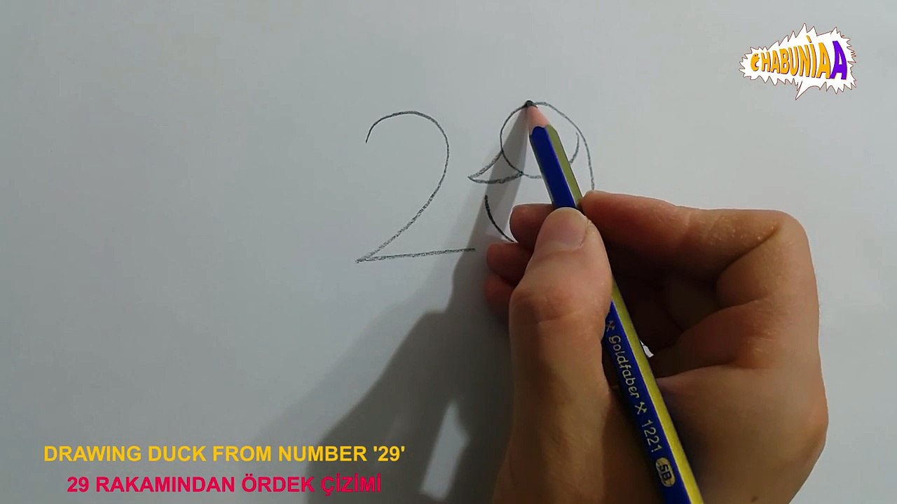 29 dan Ördek Çizimi - Drawing Duck From Number 29