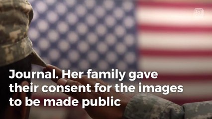 Newly released images show Army combat photographer's final moments before she's killed in explosion