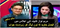 Faisal Javed's befitting reply on Maryam Nawaz attending cabinet meetings