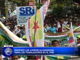 Presidente Correa participó en actos por el Día del Trabajo en Portoviejo y de la 6ta Convención Nacional de Alianza País