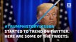 #TrumpHistoryLesson was trending on Twitter after Trump's Andrew Jackson snafu