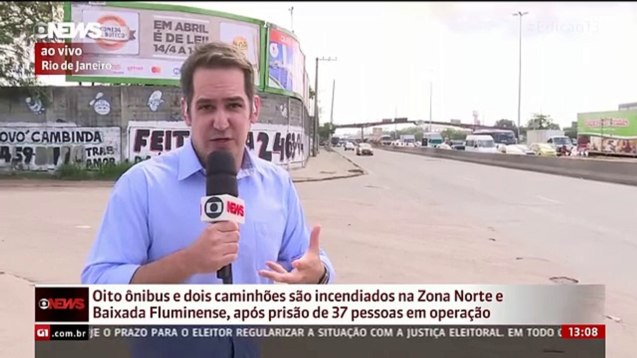 Mais um caminhão é incendiado na Rodovia Washington Luís no RJ