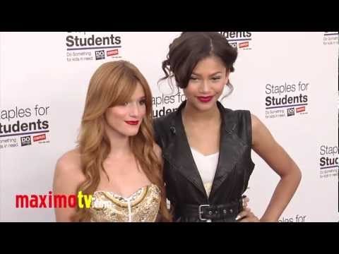 Bella Thorne and Zendaya Coleman Staples For Students Teen Choice Awards After Party ARRIVALS