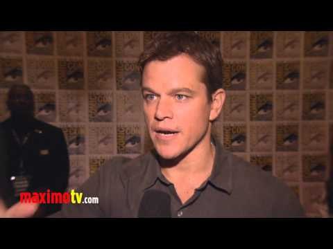 Matt Damon and Jodie Foster on ELYSIUM Comic-Con 2012