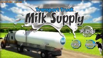 kamyon oyunları direksiyonlu süt taşıma kamyonu sürmek