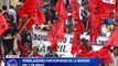Frente Unitario de Trabajadores participaron de una marcha en Quito por el 1 de Mayo