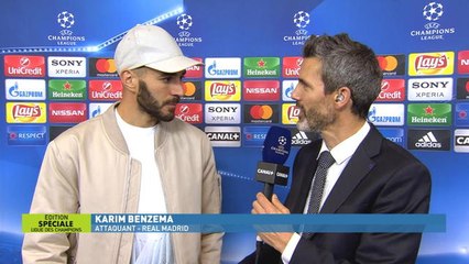 Champions League - 1/2 finale aller - La réaction de Karim Benzema après Real/Atletico