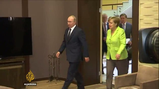 Russian diplomacy: Putin talks with Merkel and Trump